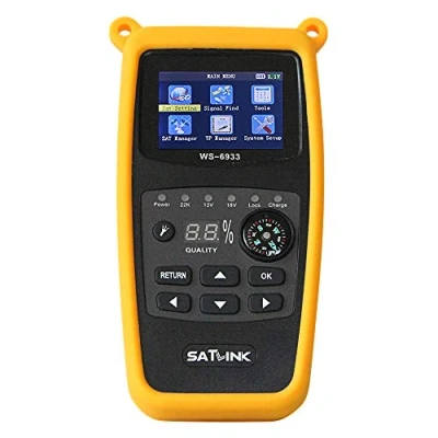 Abbildung von Satlink WS 6933 Camping Satfinder HD DVB S + S2 8PSK SAT Messgerät EU