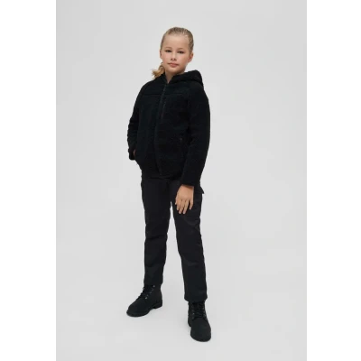 Abbildung von Brandit Kinder KIDS Teddy Fleecejacke für Kinder, Größe: 122/128, Black