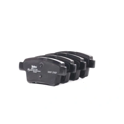 Abbildung von VALEO 302214 Bremsbelagsatz Hinterachse exkl. Verschleißwarnkontakt ohne Sicherungsschraubensatz, mit Anti Quietsch Blech CITROËN: C4 I Grand Picasso