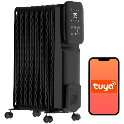 Abbildung von SHX Elektro Heizkörper »Öl Radiator mit Wifi 2000W SHXORA20W schwarz«, Timer, Smart Home fähig (Wifi)