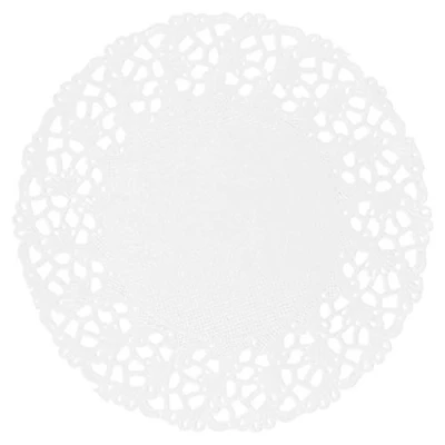 Abbildung von Garcia de Pou 250 Einheit rund Deckchen, Papier, weiß, 9 x 30 cm