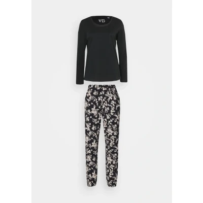 Abbildung von Lascana VD Prints PJ Nachtwäsche Set white, Damen, Größe: 32/34, White