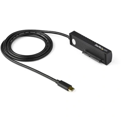 Abbildung von StarTech.com USB C auf SATA Adapter Kabel für 2,5 / 3,5&quot; SSD HDD Laufwerke 10 Gbit/s 3.1 zu