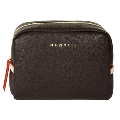 Abbildung von Bugatti Ella Kosmetiktasche dunkelbraun Kulturtasche