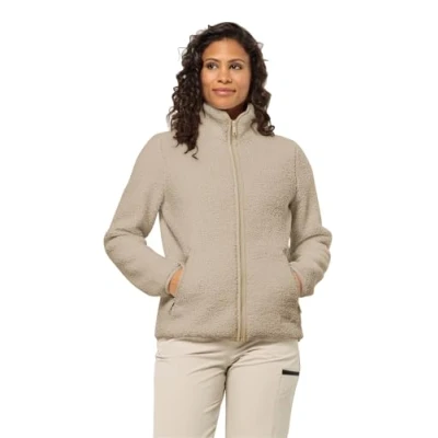 Abbildung von Jack Wolfskin HIGH CURL Fleecejacke, Damen, Größe: XL, Anis