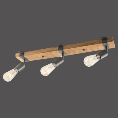 Abbildung von JUST LIGHT Deckenleuchte »SLAT«, 3 flammig, Leuchtmittel E27 ohne Leuchtmittel, ExklusiveE27