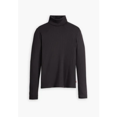 Abbildung von Levi&#039;s Dreamy Turtleneck Langarmshirt, Damen, Größe: XS, Caviar