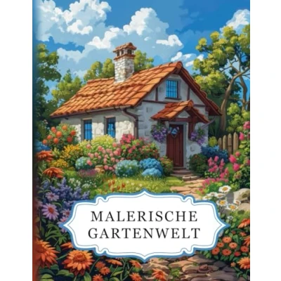 Abbildung von Malerische Gartenwelt: Ein Garten Malbuch für Erwachsene mit 50 wunderschönen Motiven zum Ausmalen. Ideal zur Entspannung, Stressabbau und Förderung der Kreativität