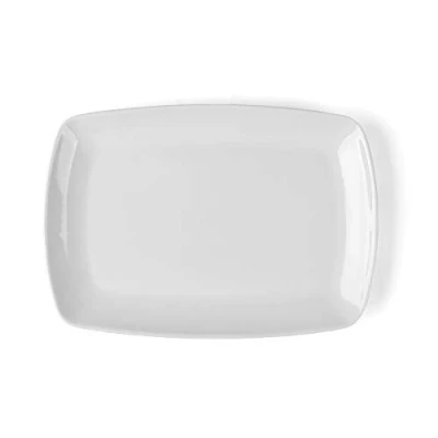 Abbildung von Holst Porzellan FD 025 Speisenplatte 25 x 16 cm Fine Dining, weiß, 24.5 2.5