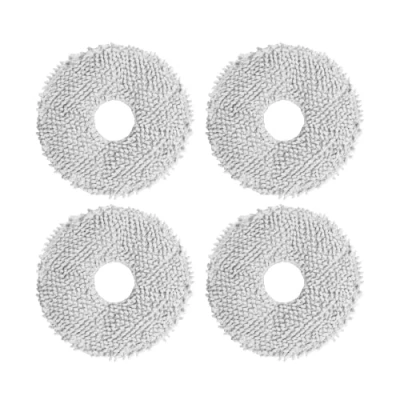 Abbildung von Dreame 4x Ersatz Mop Tücher (x2 Paare) kompatibel mit L10sUltra/L10Ultra/L10Prime/L20Ultra/L10sProUltra/L10sProGen2/L10splus/X40Ultra/X30Ultra/X40Master/L10sUltraGen2/L40Ultra bis zu 180 U/min