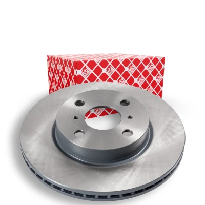 Abbildung von FEBI BILSTEIN 108587 Bremsscheibe Vorderachse 255 20 4 100 innenbelüftet beschichtet TOYOTA: Yaris III Hatchback, iQ