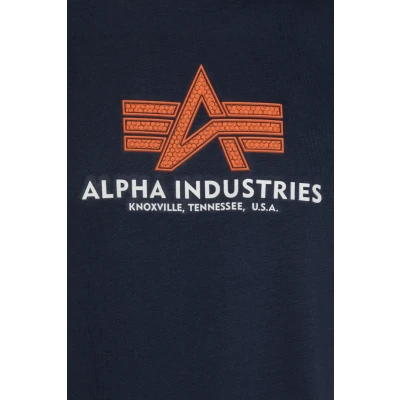 Abbildung von Alpha Industries Tshirt print, Herren, Größe: 3XL, Ultra navy