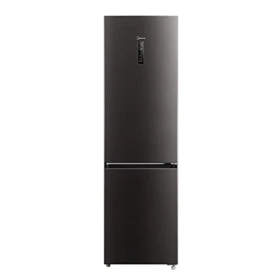 Abbildung von Midea MDRB521MGA28O Kühl /Gefrierkombination/NoFrost/Inverter Kompressor/Metal Cooling/Niedrigtemperaturzone/180 Verstellbare Gefrierfach Schublade/201 cm hoch/256 L Kühlteil/122 Gefrierteil