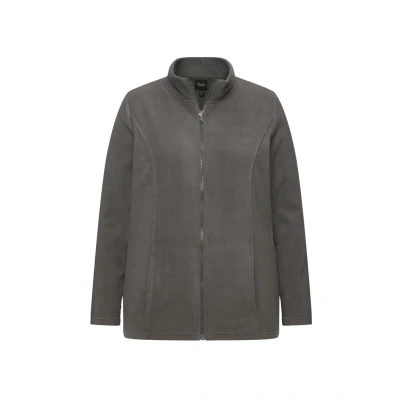 Abbildung von Ulla Popken Damen große Größen Übergrößen Plus Size Fleecejacke, Baukastensystem, Innenjacke, Stehkragen