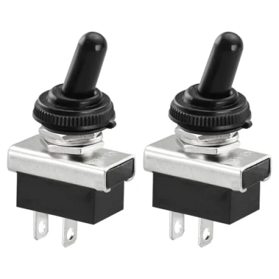 Abbildung von Heschen Kippschalter KN3D 101 Ein/Aus(On/Off) Schalter 25A 12V 2 polig rastend mit wasserdicht (2)