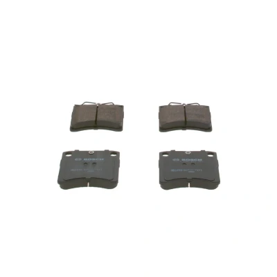 Abbildung von BOSCH 0 986 460 954 Bremsbelagsatz Low Metallic mit Anti Quietsch Blech VOLKSWAGEN: Transporter 4 Bus,