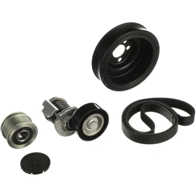 Abbildung von GATES K046PK1070 Keilrippenriemensatz mit Kurbelwellenriemenscheibe, Freilaufriemenscheibe ThermalPro VOLKSWAGEN: Touran I, Passat B6 Variant