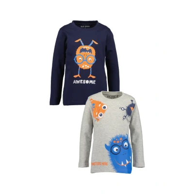 Abbildung von Blue Seven 2PACK Langarmshirt M multipack für Kinder, Größe: 98,