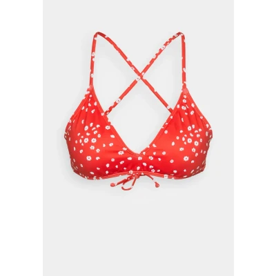 Abbildung von Roxy Beach Classics Athletic Bikinitop, Damen, Größe: Medium, Poppy red