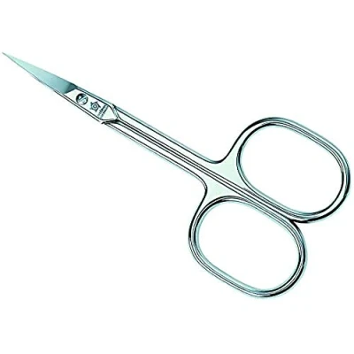 Abbildung von Hautschere vernickelt blank Pfeilring
