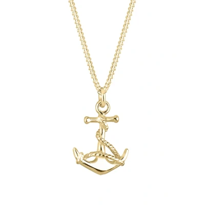 Abbildung von Elli Anchor Halskette goldcoloured, Damen, Größe: 45, Gold coloured