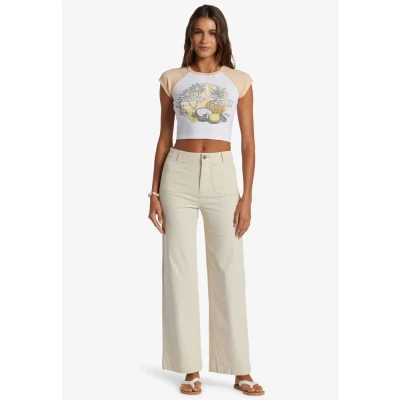 Abbildung von Roxy Coastal Cruiser Stoffhose, Damen, Größe: 28, Beige