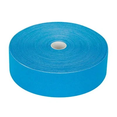 Abbildung von PHYTOP Kinesiologie Tape Endlosrolle, elastisches Physiotape Kinesiotapes wasserfest (5cm x 35m), K für Muskelverletzungen (Blau)