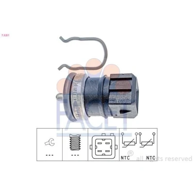 Abbildung von FACET 7.3251 Sensor, Kühlmitteltemperatur Made in Italy OE Equivalent RENAULT: ESPACE 4, 3