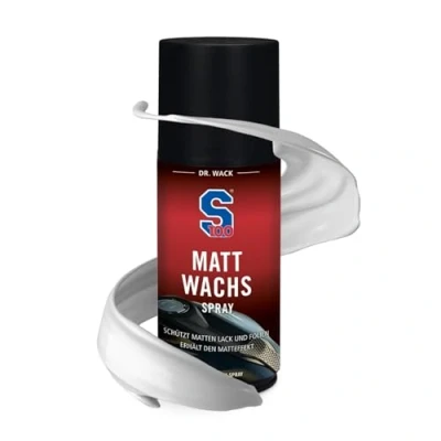 Abbildung von DR. WACK S100 Matt Wachs Spray 250 ml Motorradwachs mit Abperl Effekt Sprühwachs Für langanhaltenden Lackchutz Motorrad Versiegelung matte Lacke &amp; Folien Hochwertige Motorradpflege