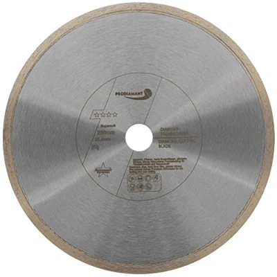 Abbildung von PRODIAMANT Diamantscheibe Feinsteinzeug Keramik 250 mm x 25,4 SUPERSOFT sehr feiner Schnitt für empfindliche Fliesen, Wassersäge und Nasschneider