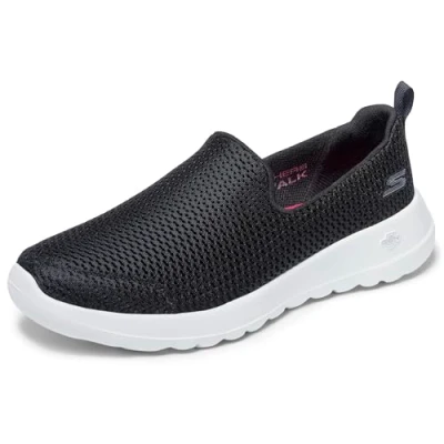 Abbildung von Skechers Damen Sneaker, Stoff, Black Textile White Trim, 38.5 EU