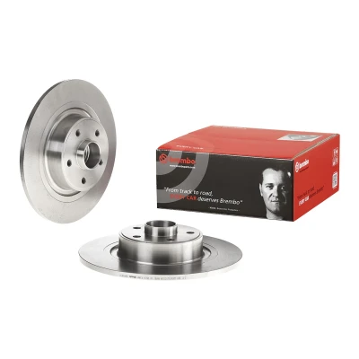 Abbildung von BREMBO 08.A239.37 Bremsscheibe 300 11 5 voll mit Schrauben, Radlagersatz, ABS Sensorring RENAULT: ESPACE 4