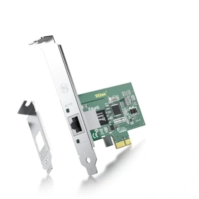 Abbildung von ipolex 1.25G Ethernet Netzwerkkarte, 1x RJ45+ Port, 10GbE NIC im Vergleich zu Intel i210 T1, unterstützt Windows Server/Windows/Linux/VMware (unterstützt XP, Mac OS, Bypass Modus Nicht)