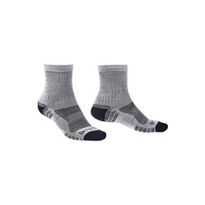Abbildung von Bridgedale Herren Hike Lightweight Merino Performance 3/4 Crew Original Socken, Silber/Marineblau, M