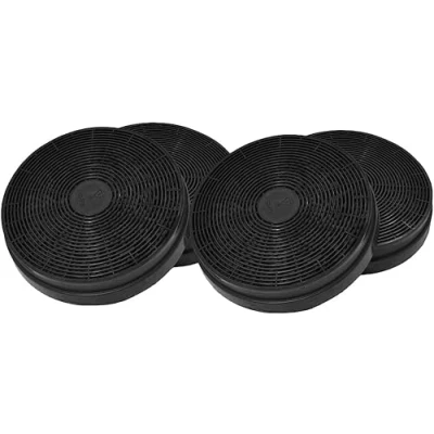 Abbildung von AllSpares Aktivkohlefilter (4 St.) für Dunstabzugshauben geeignet Bomann KF561, PKM CF110 und Respekta MIZ0023 (Ø175 mm)