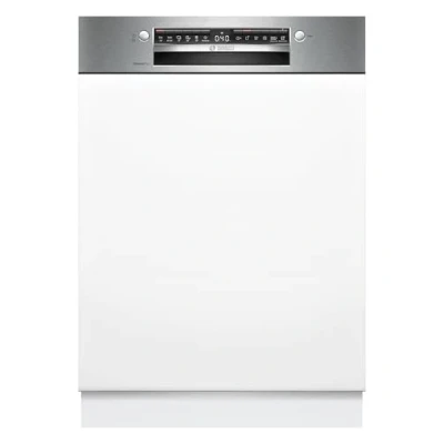 Abbildung von Bosch SBI4ECS28E, Serie 4, Smarter XXL Geschirrspüler Teilintegriert 60 cm, Besteckschublade, Spülmaschine Made in Germany, besonders Leise, Extra Trocknen, SpeedPerfect+, Ferndiagnose, Edelstahl