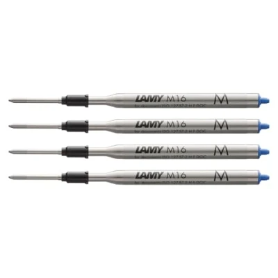 Abbildung von Lamy M16 Mine für ball point pen (4 x, blau M)