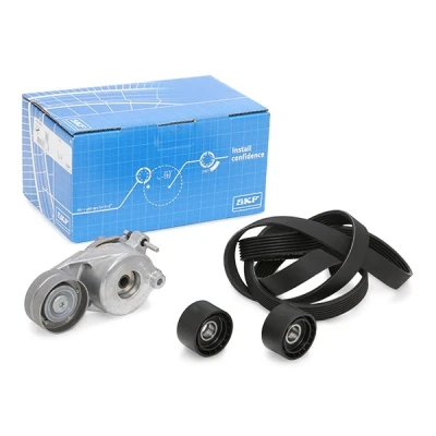 Abbildung von SKF VKMA 38070 Keilrippenriemensatz MERCEDES BENZ: CLS Coupe, E Class Saloon, C JEEP: GRAND CHEROKEE 3, Commander