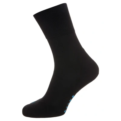 Abbildung von FALKE Unisex Run U Sso Baumwolle Funktionsmaterial Einfarbig Socken , Schwarz Black 3000, 44 45