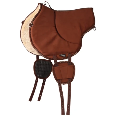 Abbildung von Harry&#039;s Horse Bareback Pad Faux Fur BraunVerkauft von Agradi