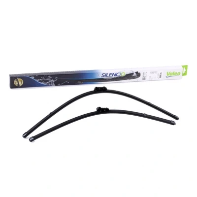 Abbildung von Scheibenwischer Valeo Silencio X.trm, Flat Blade Set 574680 vorne Rahmenlos Top Lock FORD: Galaxy Mk2 MPV, S Max Mk1, Transit V363 Minibus