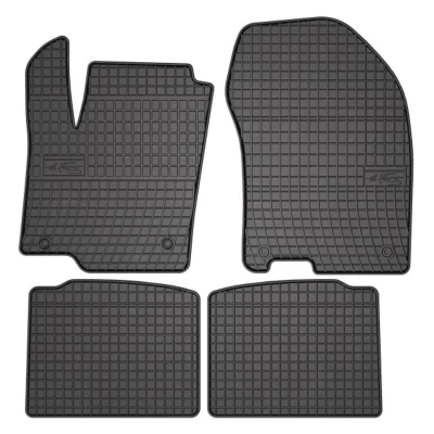 Abbildung von FROGUM 0605 Fußmattensatz Gummi vorne und hinten 4 schwarz Maßgefertigt SUZUKI: SX4 II S Cross