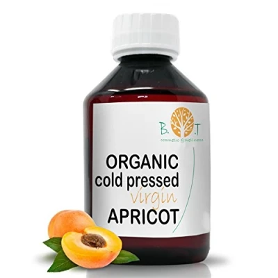 Abbildung von Bio Aprikosenkernöl Kaltgepresst Feuchtigkeitsspendend für Gesicht, Körper &amp; Haarpflege Augenkontur Verjüngend Ideal Trockene Empfindliche Haut, 100 ml 1er Pack