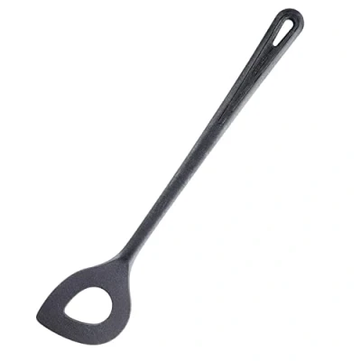 Abbildung von Westmark Spitzloch Löffel/Kochlöffel, Hochhitzebeständig bis 270C, Länge: 30 cm, Gentle Plus, Schwarz, 28842275