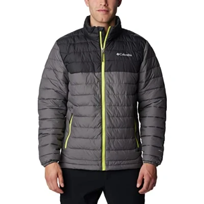 Abbildung von Columbia Men&#039;s Powder Lite Puffer Jacket, City Grey, Shark, XXL