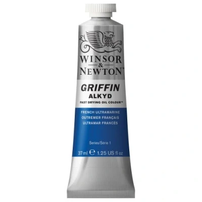 Abbildung von Winsor &amp; Newton 1914115 Griffin Alkyd schnell trocknende Ölfarbe 37ml Tube, hergestellt aus hochwertigen Pigmenten, Lichtecht Kadmiumrot, dunkler Farbton