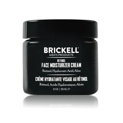 Abbildung von Brickell Men&#039;s Retinol Gesichtsfeuchtigkeitscreme für Männer, Natürlich und Biologisch, Anti Falten Gesichtsnachtcreme mit Hyaluronsäure, parfümfrei, 59 ml
