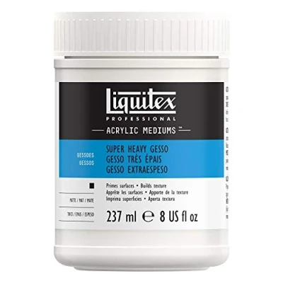 Abbildung von Liquitex Impasto Titanweiß Acrylmedium, Extra Schweres Gesso 237ml, 237ml Extra, 237