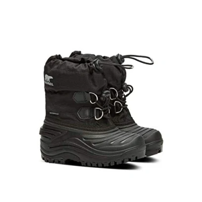Abbildung von Sorel Unisex Kinder Winterstiefel, YOUTH SUPER TROOPER, Schwarz (Black Light Grey), Größe: 37