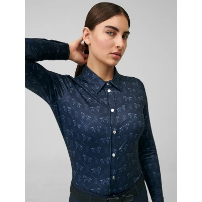 Abbildung von PS of Sweden Bluse Estelle Running Horse Navy L